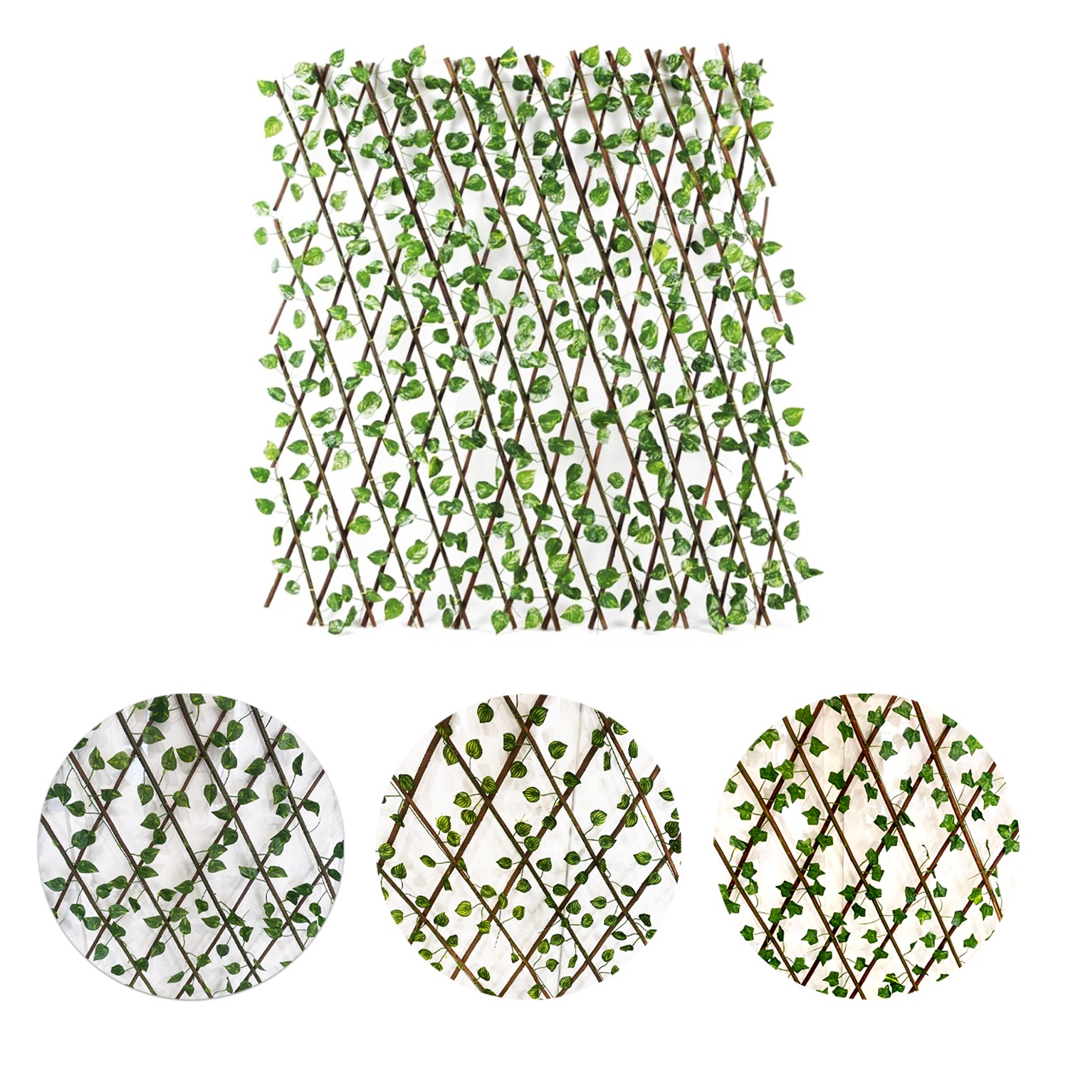 MALLA DE HOJAS ARTIFICIAL PLEGABLE SURTIDA 1.2M