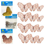 MARIPOSAS DECORATIVAS X12 (PQTX10)