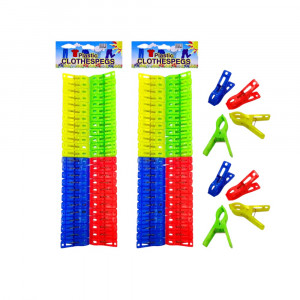 GANCHO ROPA COLORES X48 DK-1671