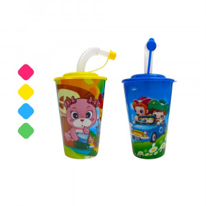 VASO CON PITILLO ESTAMPADO MD  DK-1725 (PQTX12)