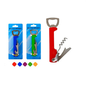 DESTAPADOR FINO + SACA CORCHO DK-187