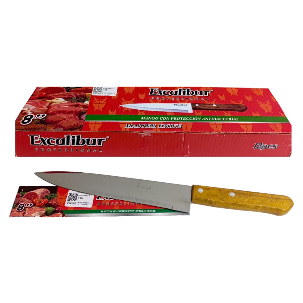 CUCHILLO CACHA MADERA #8 DK-2065-8 (CJAX12)