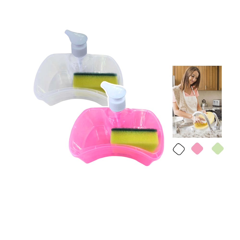 DISPENSADOR DE JABÓN+ESPONJA GD DK-3839