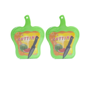 TABLA PARA PICAR FORMA PIMENTON GD + CUCHILLO DK-3883