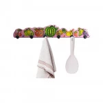 GANCHO PERCHERO PLASTICO ESTAMPADO FRUTICAS DK-4081