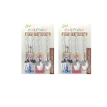 SET CUBIERTOS CRTX4 CUCHARA Y TENEDOR UNICOLOR DK-4151 (PQTX12)