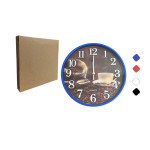 RELOJ DE PARED OVALADO GD ESTAMPADO DK-4166