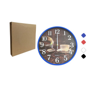 RELOJ DE PARED OVALADO GD ESTAMPADO DK-4166