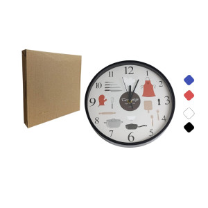 RELOJ DE PARED GD CIRCULAR ESPAMPADO DK-4169