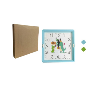 RELOJ DE PARED MD CUADRADO ESTAMPADO DK-4181