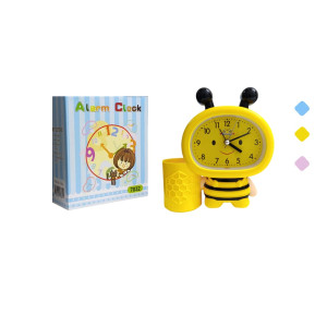 RELOJ DESPERTADOR ABEJITA + PORTALAPIZ DK-7032