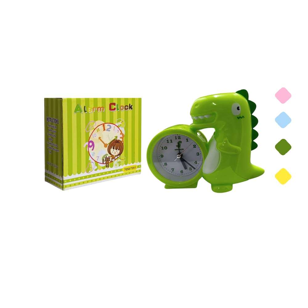 RELOJ DESPERTADOR DINOSAURIO  DK-7052