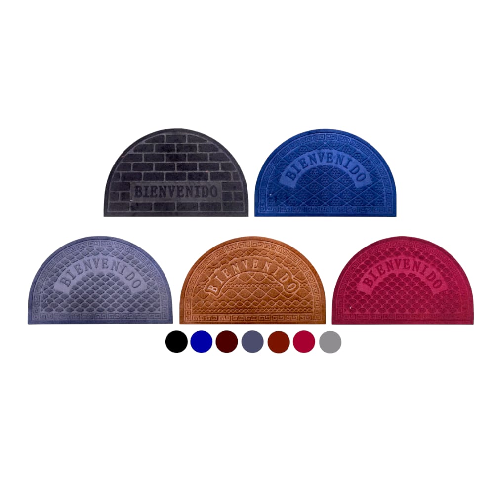 TAPETE BIENVENIDO MEDIALUNA D207-3