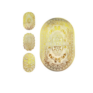 INDIVIDUAL OVALADO DORADOD913-1-D /DK913-1-D (X12)