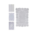 INDIVIDUAL CUADRADO PLATEADO D913-2-P/DK913-2-P (X12)