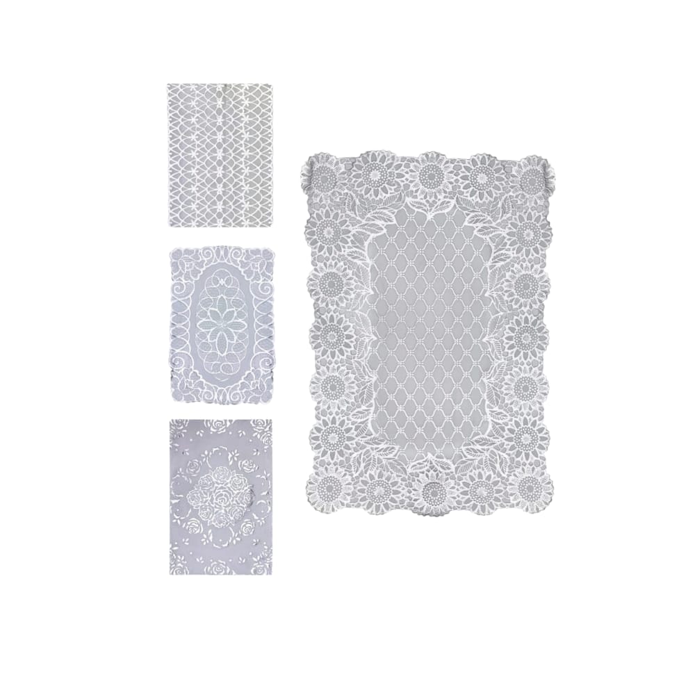 INDIVIDUAL CUADRADO PLATEADO D913-2-P/DK913-2-P (X12)