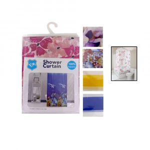 CORTINA DE BAÑO ESTAMPADA 170X180 DK-YA01