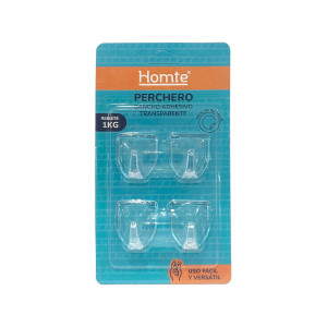 PERCHERO TRANSPARENTE X4 (PQTX20)