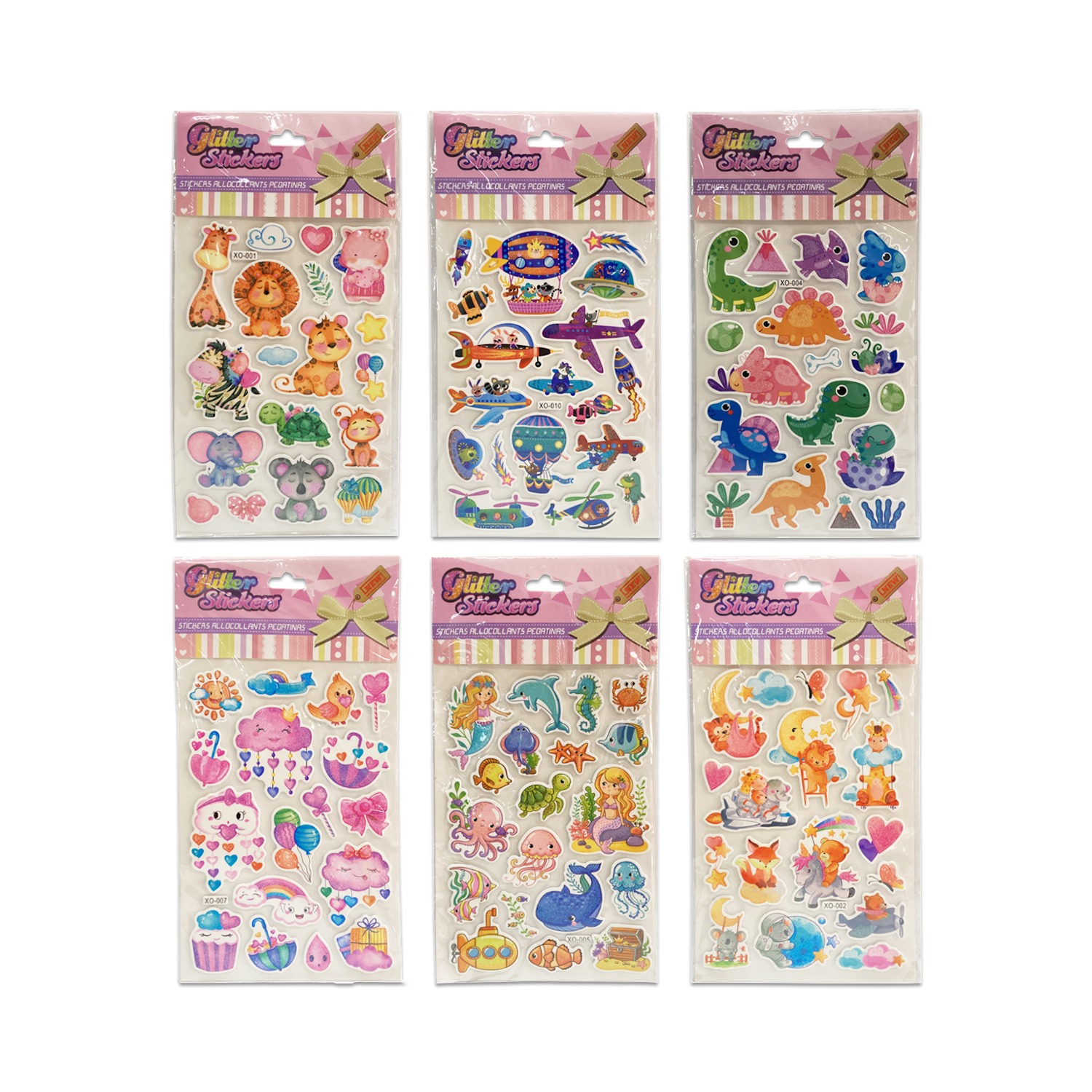 STICKERS MOTIVOS INFANTIL (PQTX12)
