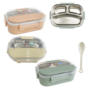 PORTACOMIDA METALICO ESTAMPADO