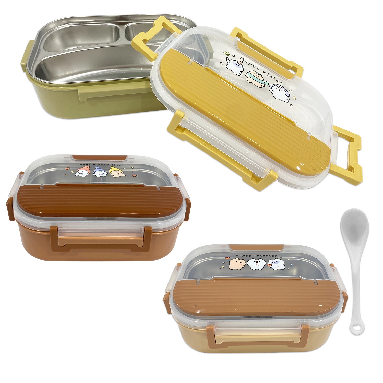 PORTACOMIDA METALICO ESTAMPADO