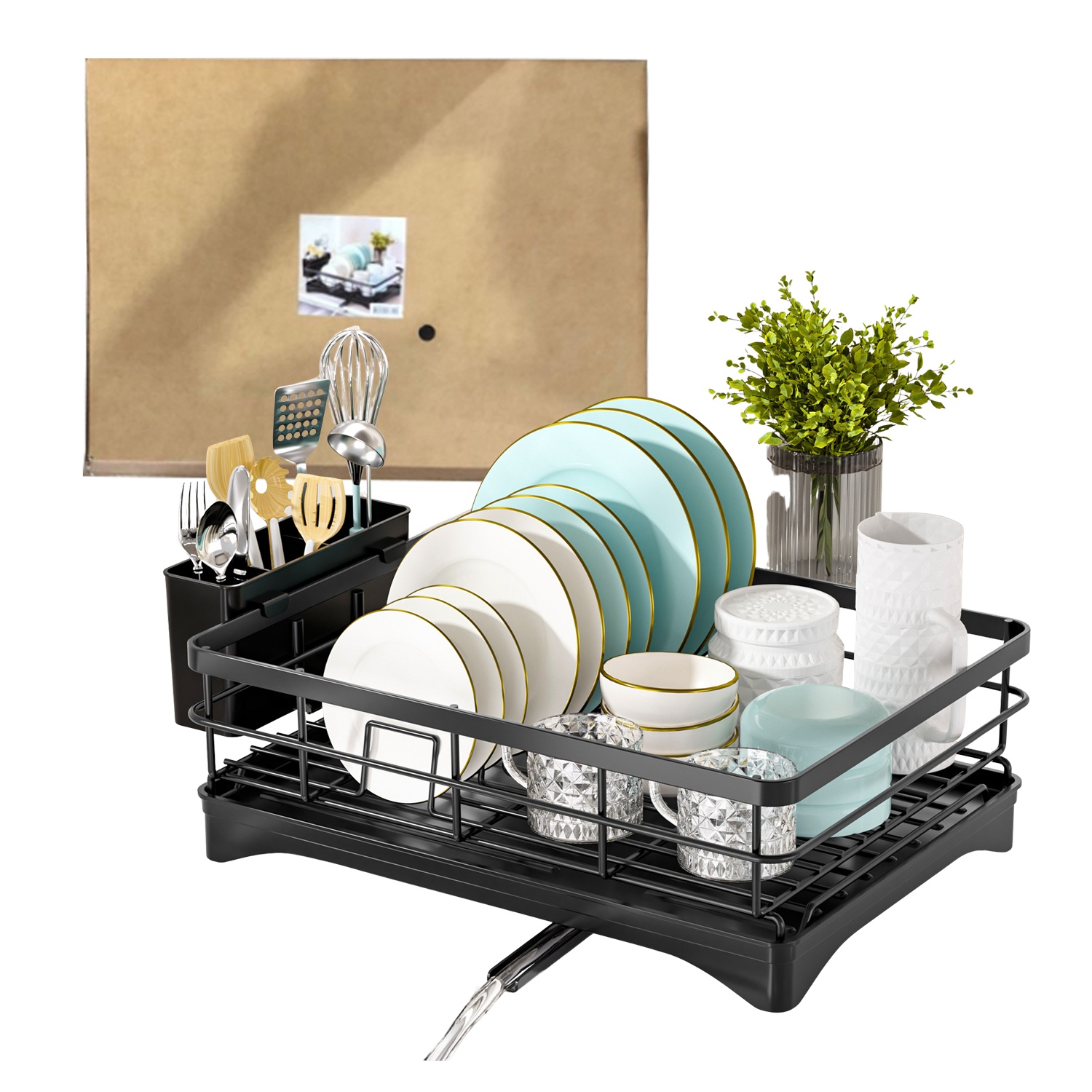 ESTANTE ESCURRIDOR DE COCINA 43*12.5*32.2CM