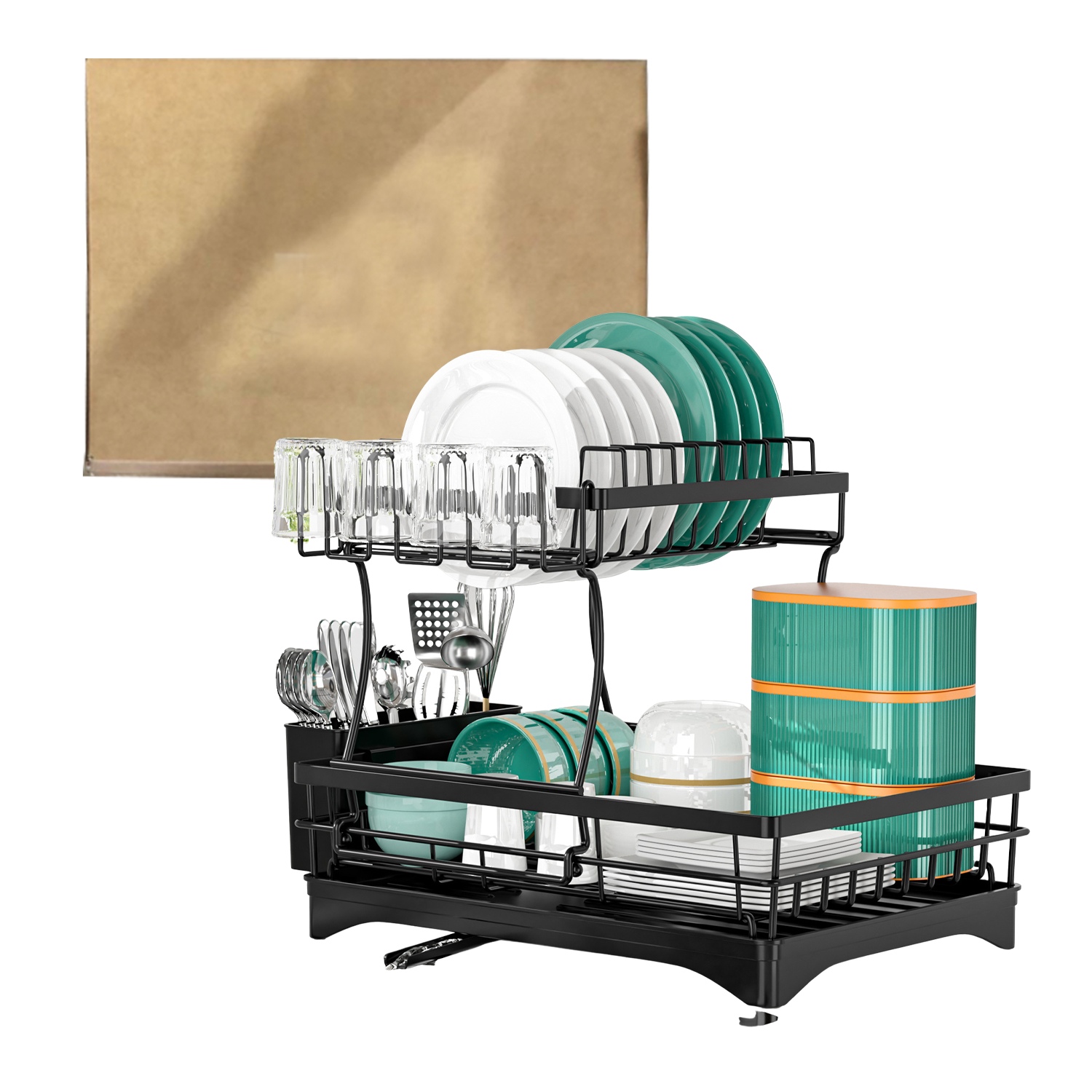 ESTANTE ESCURRIDOR DE COCINA 43.3*11.6*31.6CM