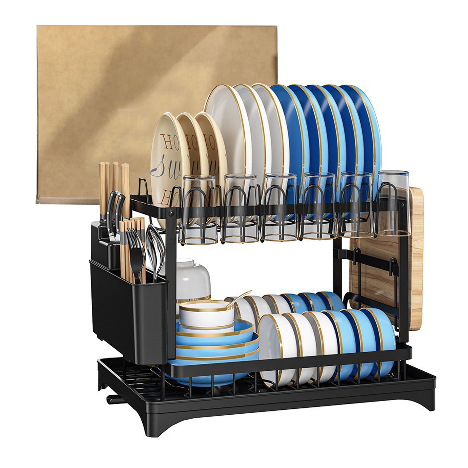 ESTANTE ESCURRIDOR DE COCINA 43*30.5*13.5CM