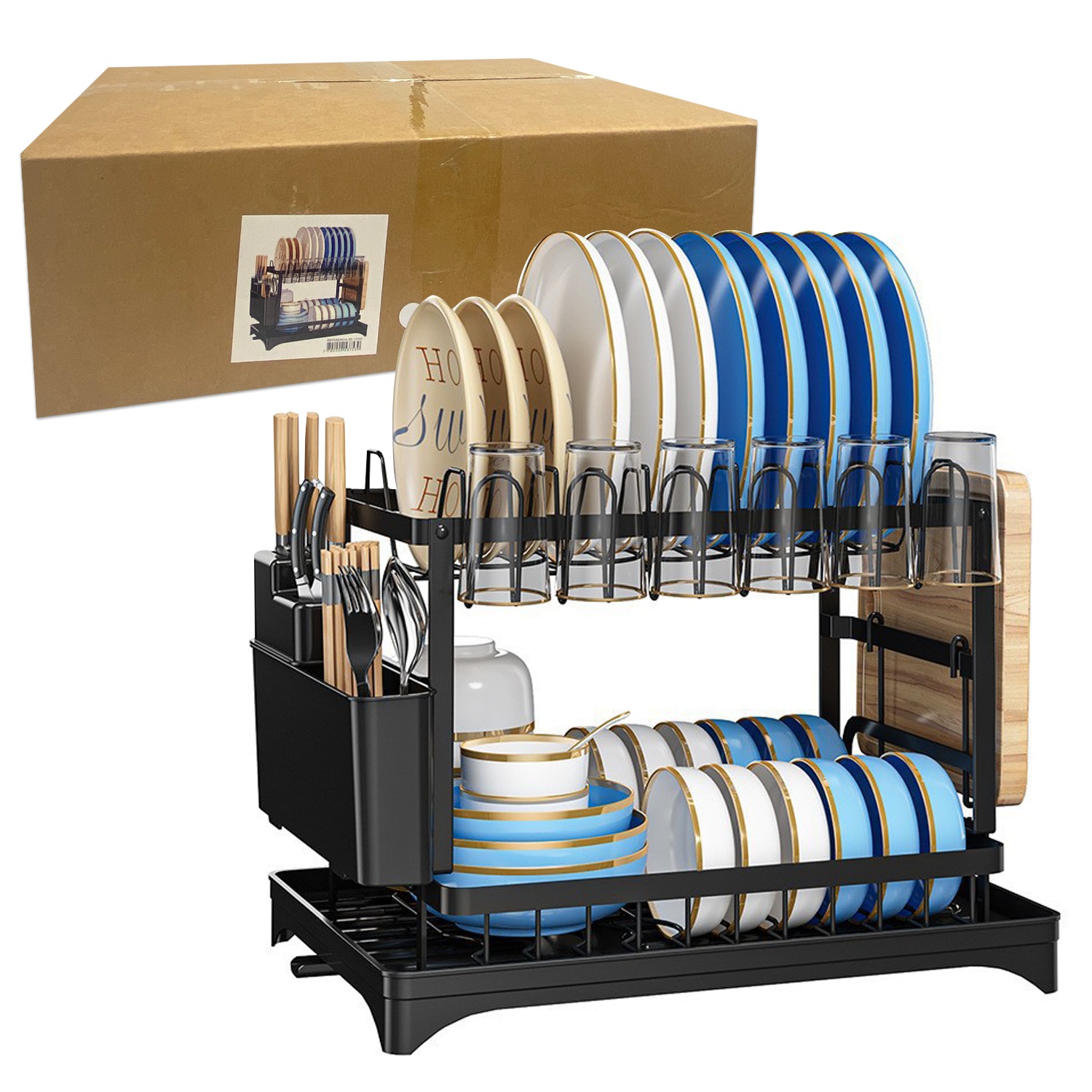 ESTANTE ESCURRIDOR DE COCINA 43*30.5*13.5CM