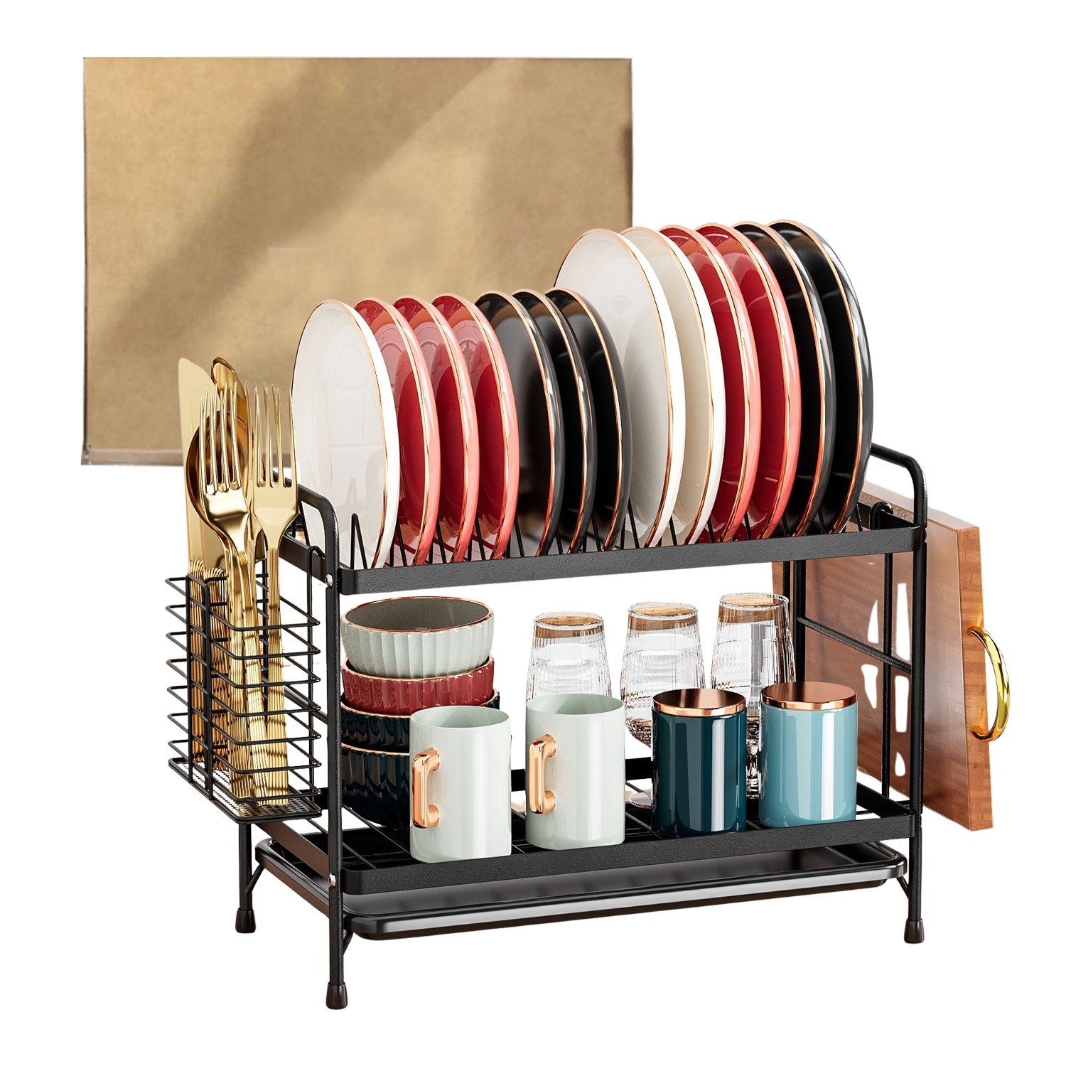 ESTANTE ESCURRIDOR DE COCINA 39.5*22*7CM