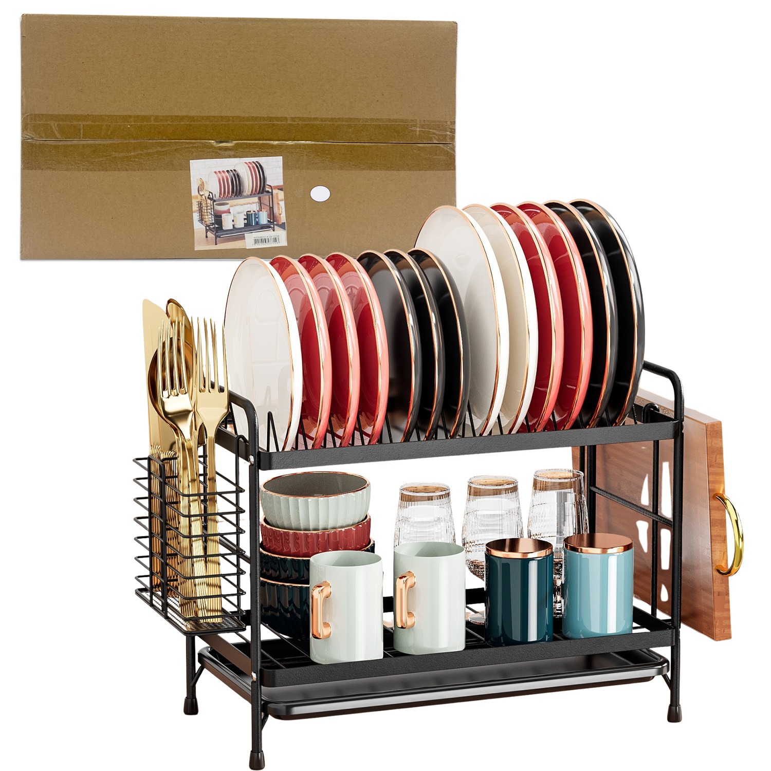 ESTANTE ESCURRIDOR DE COCINA 39.5*22*7CM