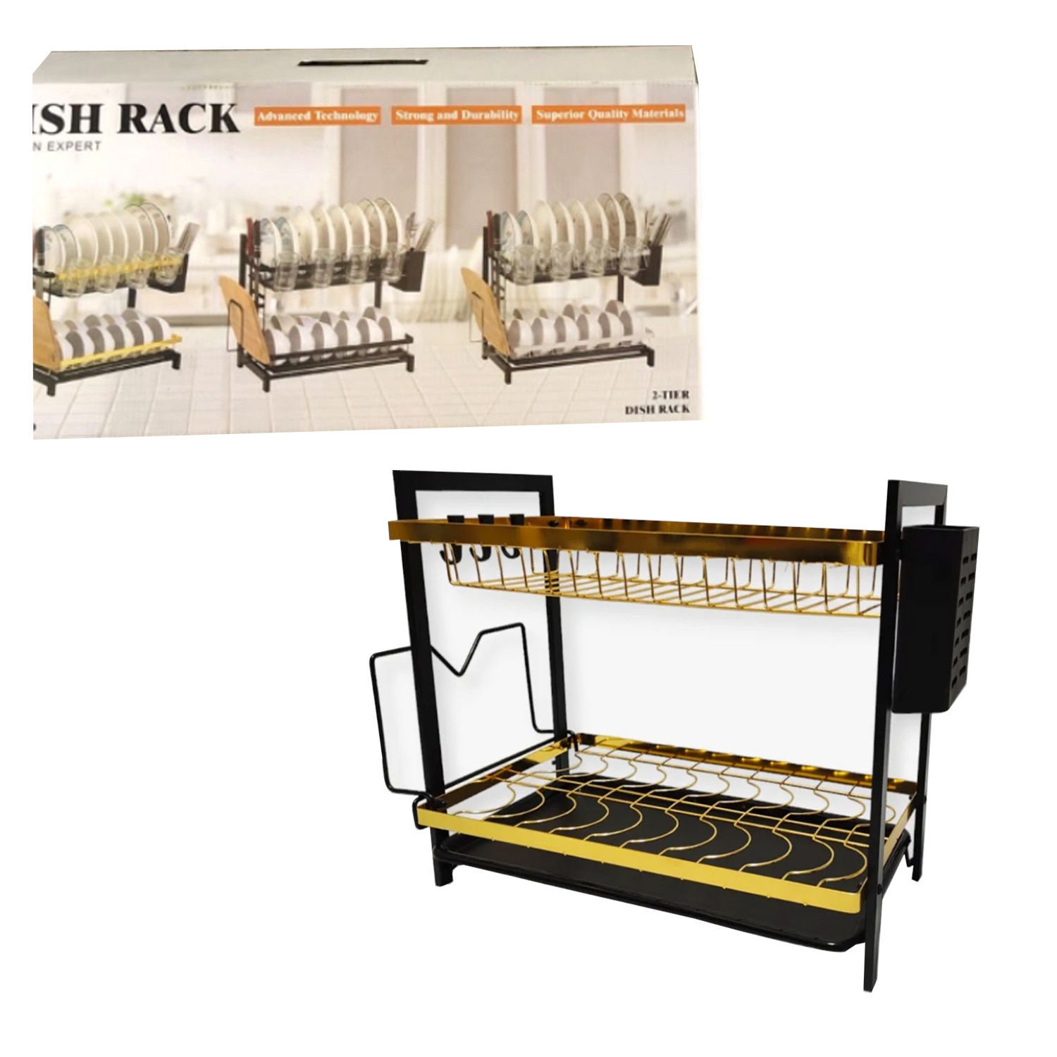 ESTANTE ESCURRIDOR DE PLATOS 56*29*39.5CM