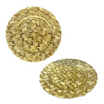 PLATO BASE DECORATIVO DORADO 33CM