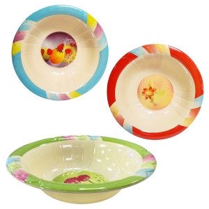 PLATO MELANINA HONDO 20CM (PQTX6)