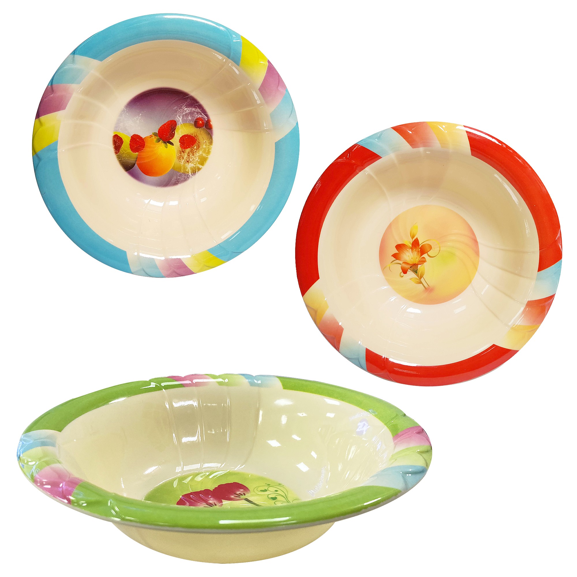 PLATO MELANINA HONDO 20CM (PQTX6)