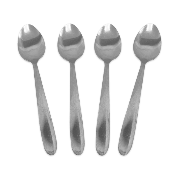 CUCHARA METALICA LISA 19G X12