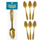 CUCHARA DORADA 40G X6