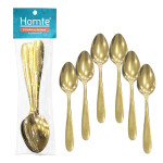 CUCHARA DORADA 40G X6