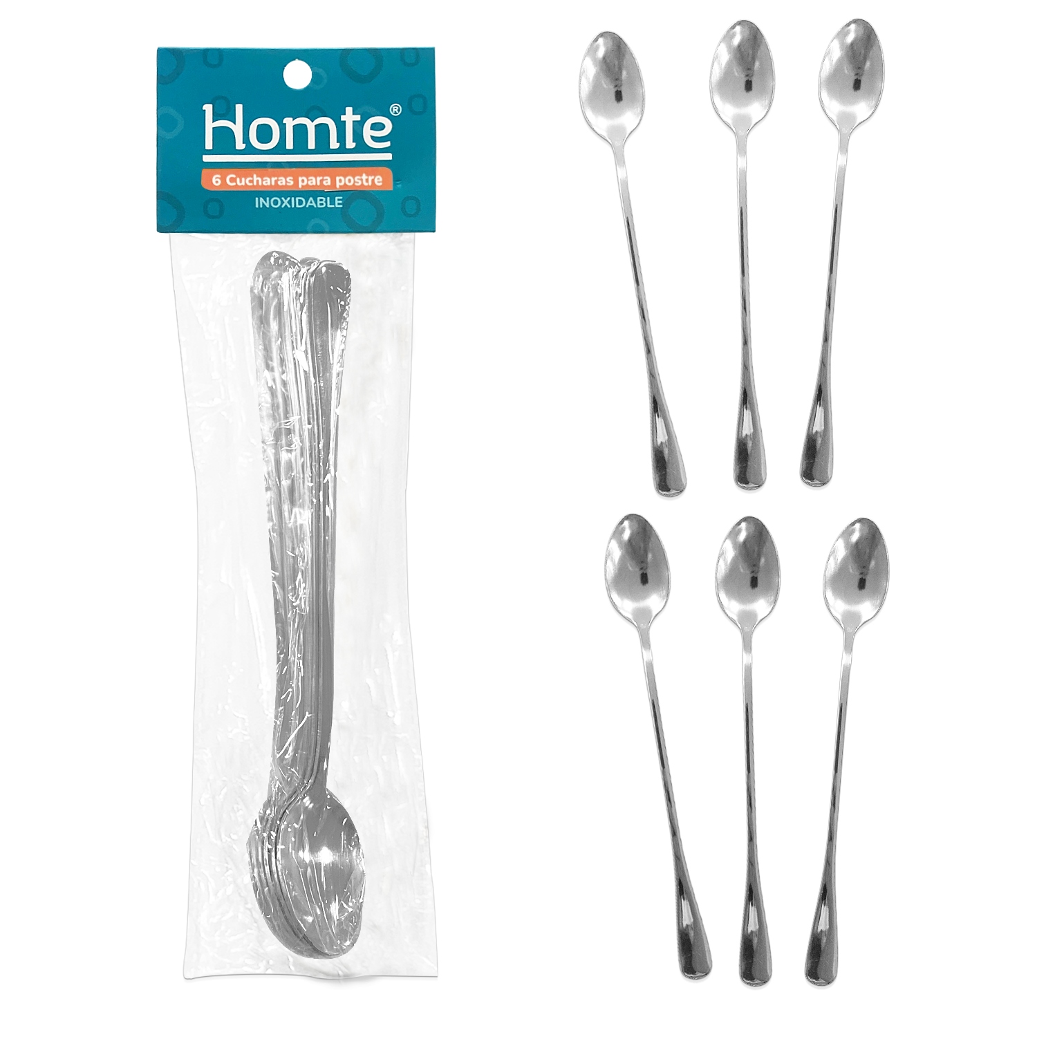 CUCHARA PARA POSTRE 21G X6