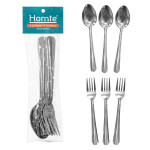 SET CUCHARA Y TENEDOR 25G X12