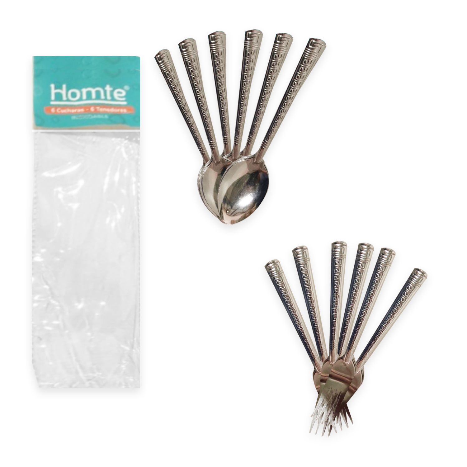 SET CUCHARA Y TENEDOR 25G X12