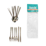 SET CUBIERTOS 25G 22G 28G X12