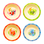 PLATO SEMIHONDO MELAMINA 20.5CM