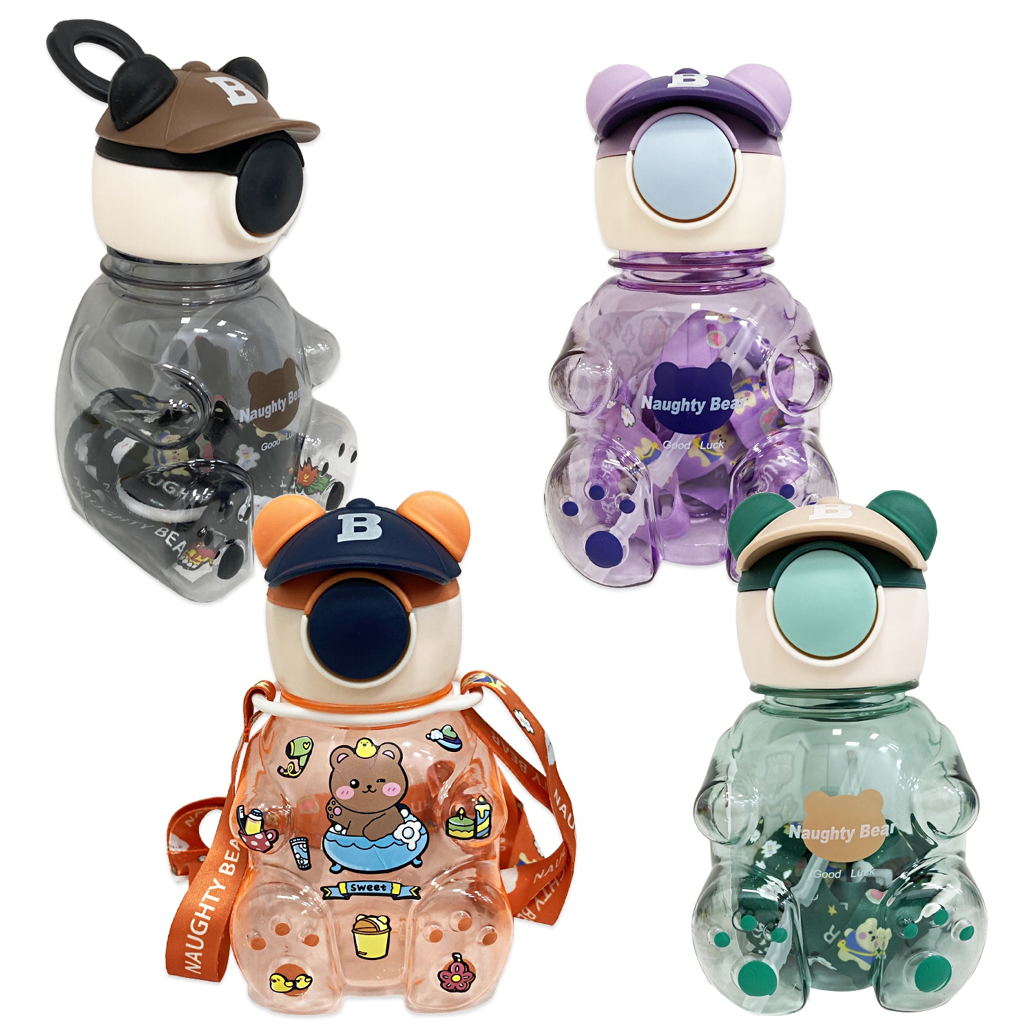 TERMO OSO CON STICKERS 750ML