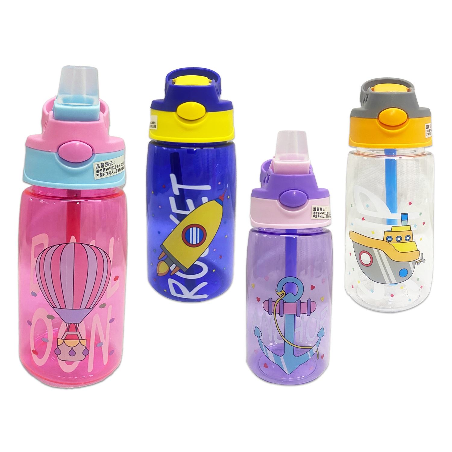TERMO PLASTICO ESTAMPADO 500ML