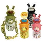 TERMO CONEJO CUERNOS CON STICKERS 650ML