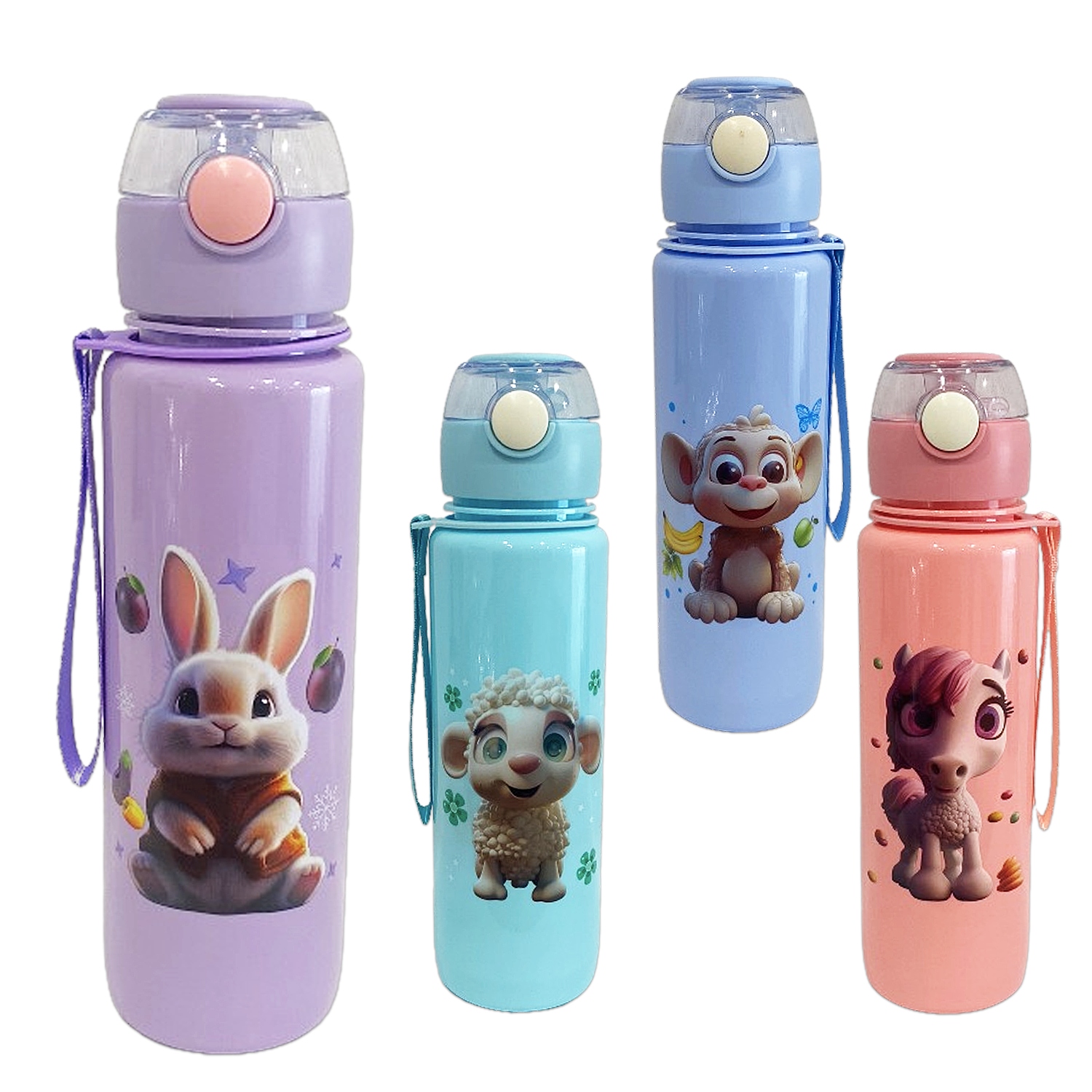 TERMO COLOR PASTEL ANIMALES 700ML