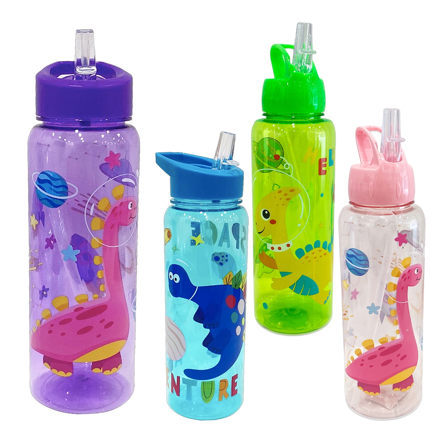 TERMO PLASTICO DINOSAURIO 700ML