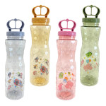 TERMO PLASTICO CORONA CON STICKERS 500ML