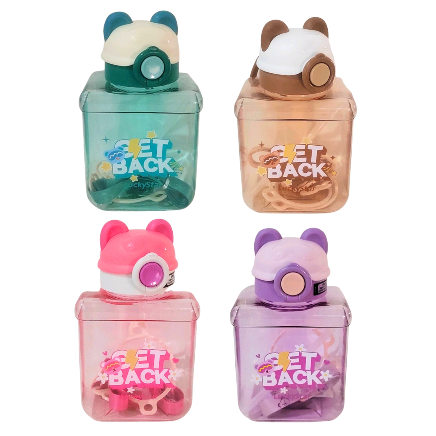 TERMO TAPA PANDA CON PITILLO 900ML